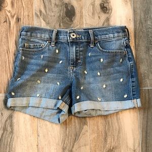 Girls Abercrombie Kids bejeweled midi shorts